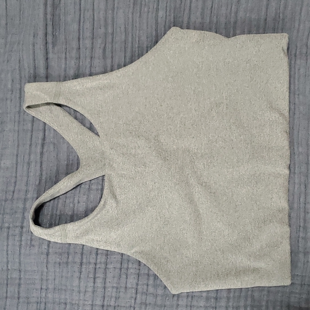 Milo Racerback Bra - Medium - Heathered Grey